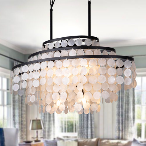 Mercer41 6 Light Dimmable Tiered Chandelier Wayfair